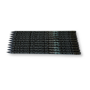 NEW! Aleah Cheetah Print All Black Pencils