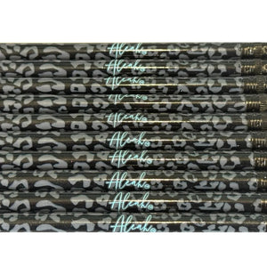 NEW! Aleah Cheetah Print All Black Pencils