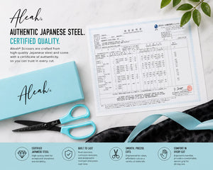 Aleah Certified Japanese Steel Scissors