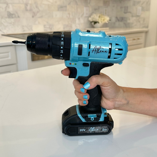 Athena Drill by Aleah Bundle: Athena Drill + Two Batteries + Cheetah Print Carry Case + Bracelet (Limited Quantity)
