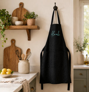Aleah Animal Print Work Apron