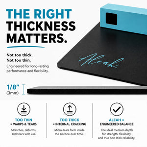 NEW! Aleah Silicone DIY Work Mat  - Heat Resistant -  20” x 28”